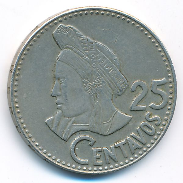 Гватемала, 25 сентаво (1978 г.)