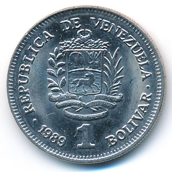 Венесуэла, 1 боливар (1989 г.)