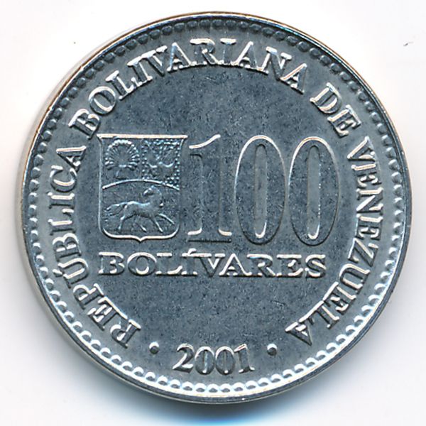 Венесуэла, 100 боливар (2001 г.)