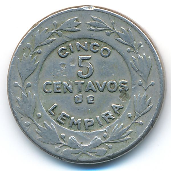Гондурас, 5 сентаво (1972 г.)