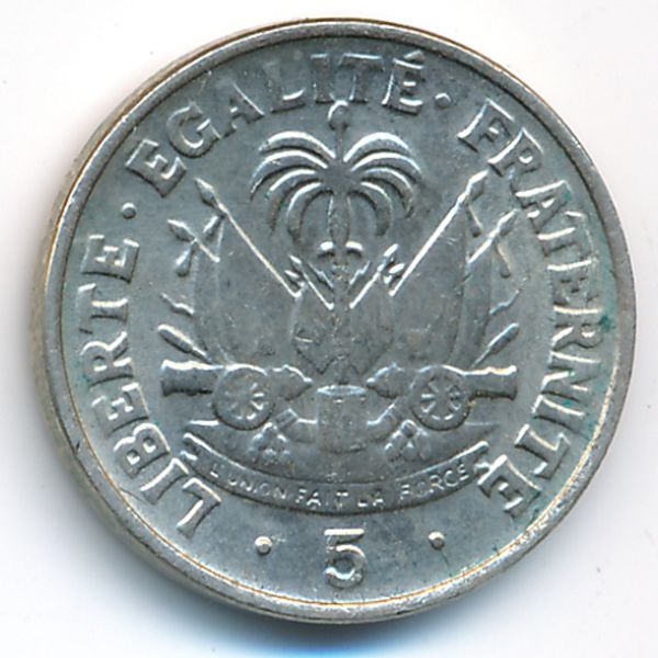 Гаити, 5 сентим (1958 г.)