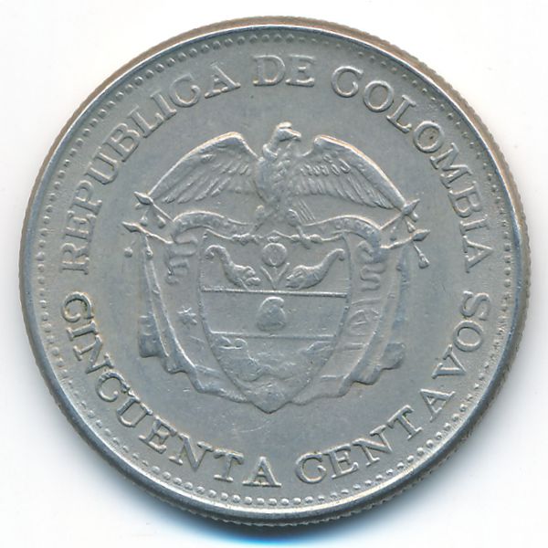 Колумбия, 50 сентаво (1963 г.)
