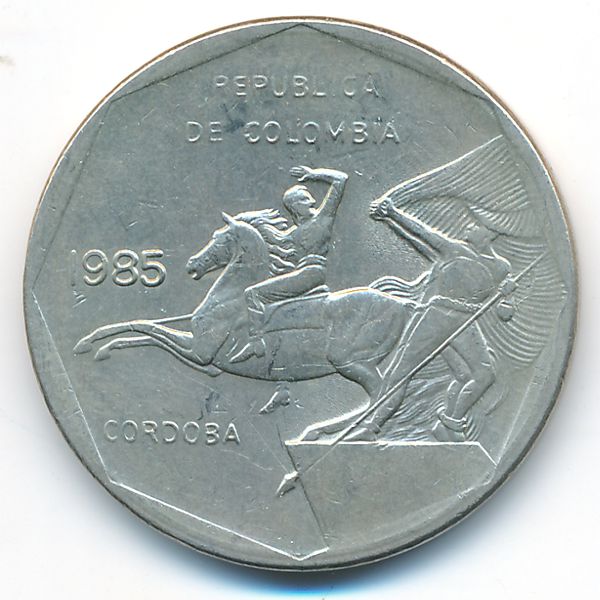 Колумбия, 10 песо (1985 г.)