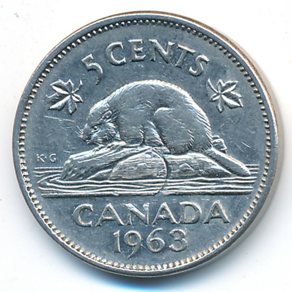 Канада, 5 центов (1963 г.)