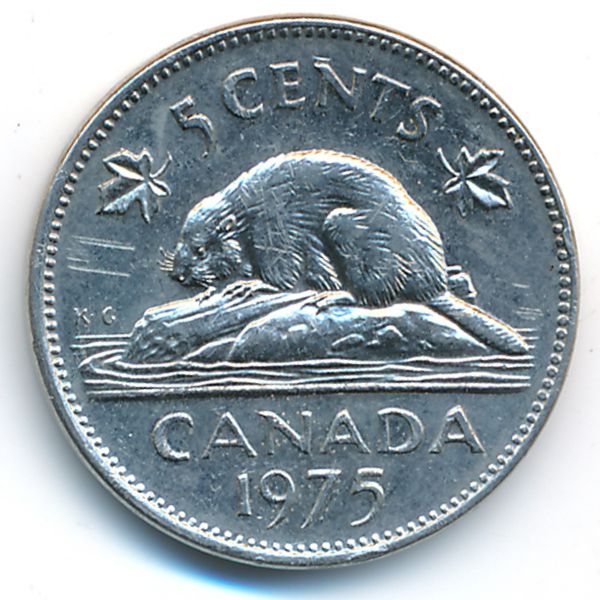 Канада, 5 центов (1975 г.)