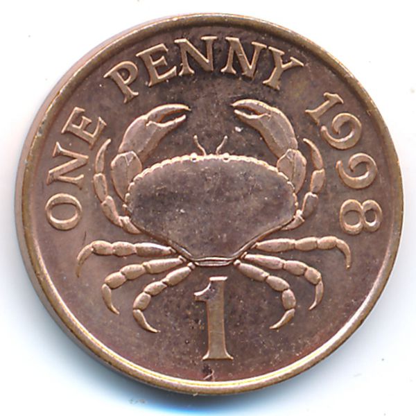 Гернси, 1 пенни (1998 г.)