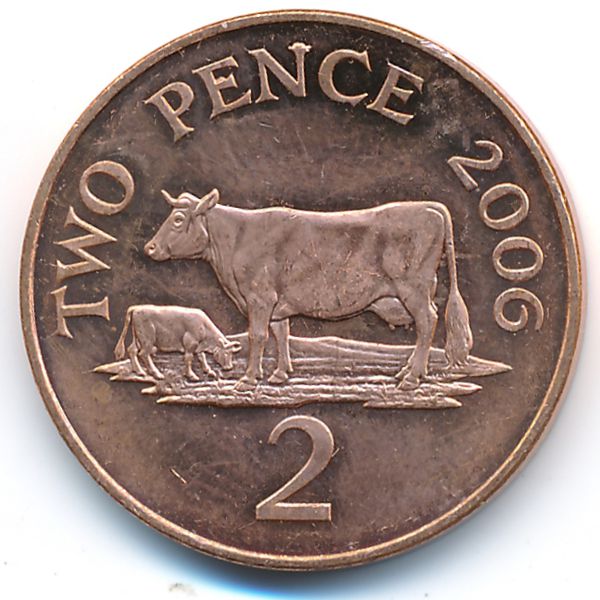 Гернси, 2 пенса (2006 г.)