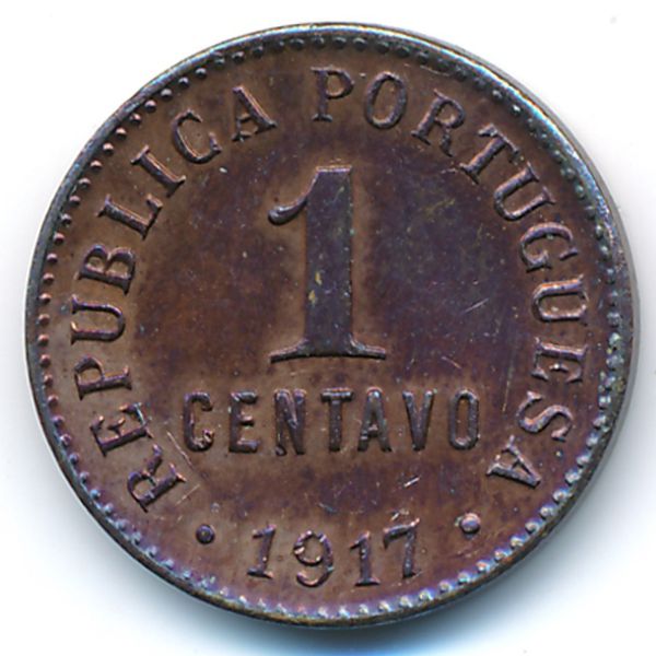 Португалия, 1 сентаво (1917 г.)