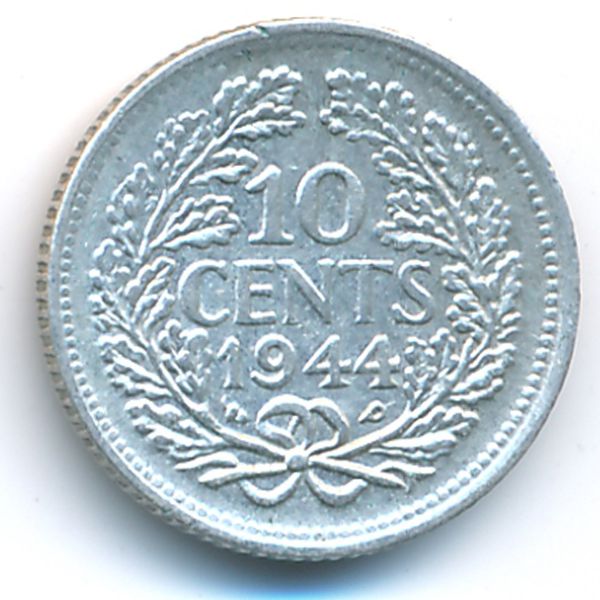 Нидерланды, 10 центов (1944 г.)
