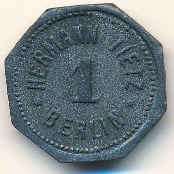 Берлин., 1 пфенниг