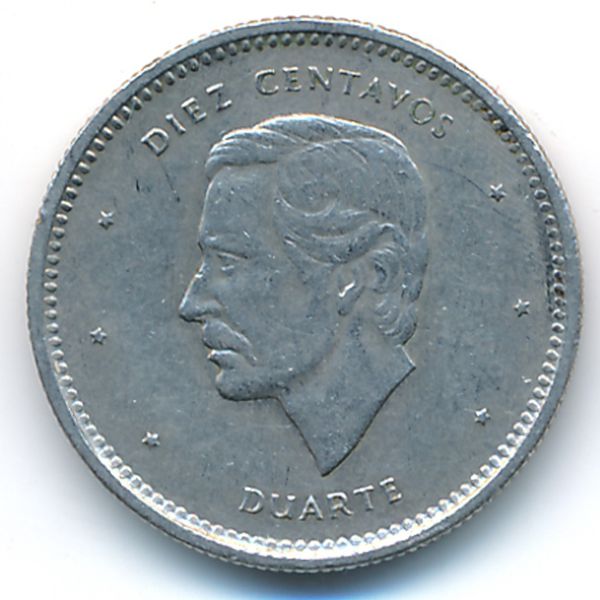 Доминиканская республика, 10 сентаво (1987 г.)