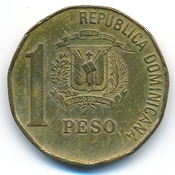 Доминиканская республика, 1 песо (1992 г.)