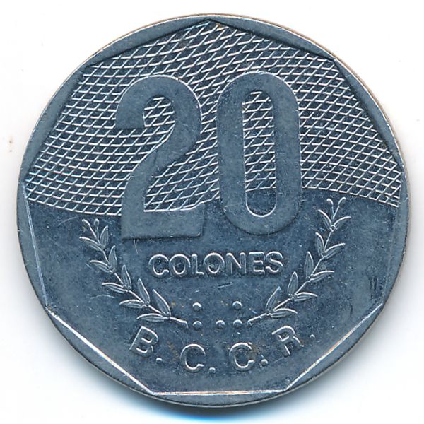 Коста-Рика, 20 колон (1983 г.)