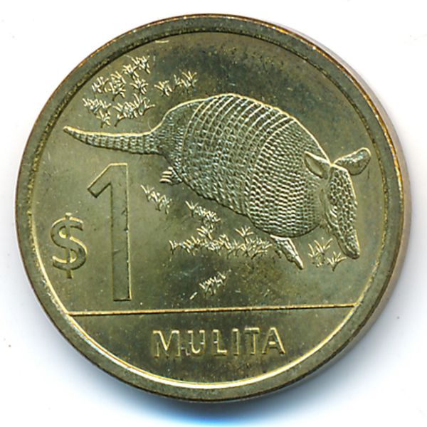 Уругвай, 1 песо (2011 г.)