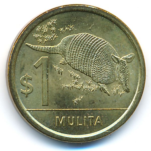 Уругвай, 1 песо (2011 г.)