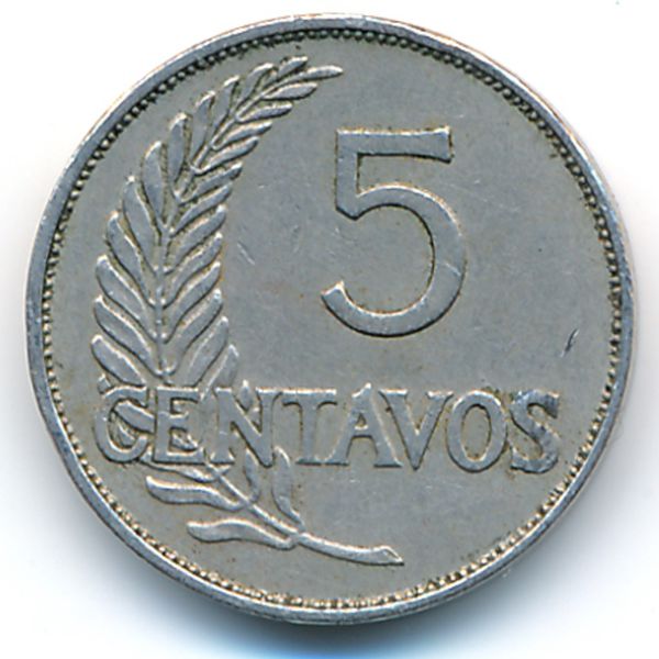 Перу, 5 сентаво (1939 г.)
