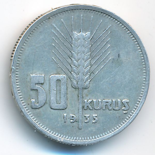Турция, 50 куруш (1935 г.)