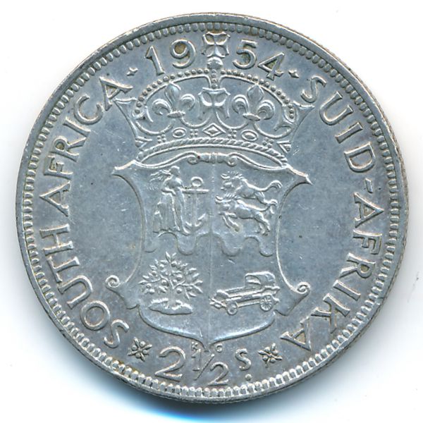 ЮАР, 2 1/2 шиллинга (1954 г.)