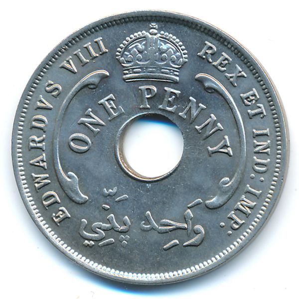 Британская Западная Африка, 1 пенни (1936 г.)