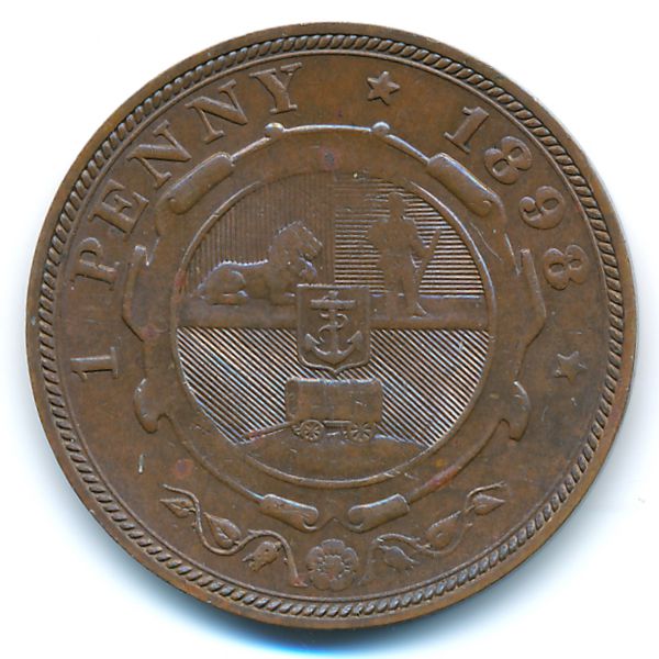 ЮАР, 1 пенни (1898 г.)