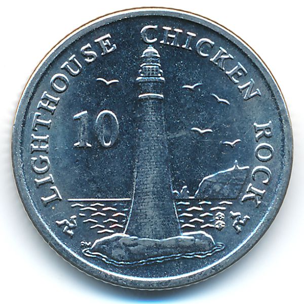 Остров Мэн, 10 пенсов (2014 г.)