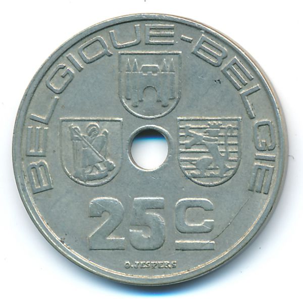 Бельгия, 25 сентим (1938 г.)