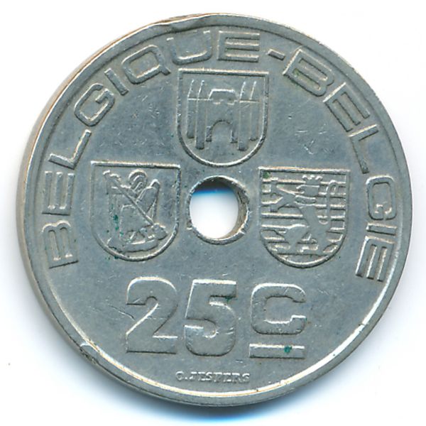 Бельгия, 25 сентим (1938 г.)