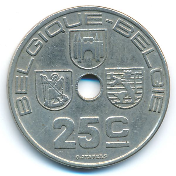 Бельгия, 25 сентим (1938 г.)