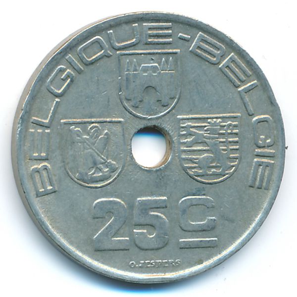 Бельгия, 25 сентим (1939 г.)