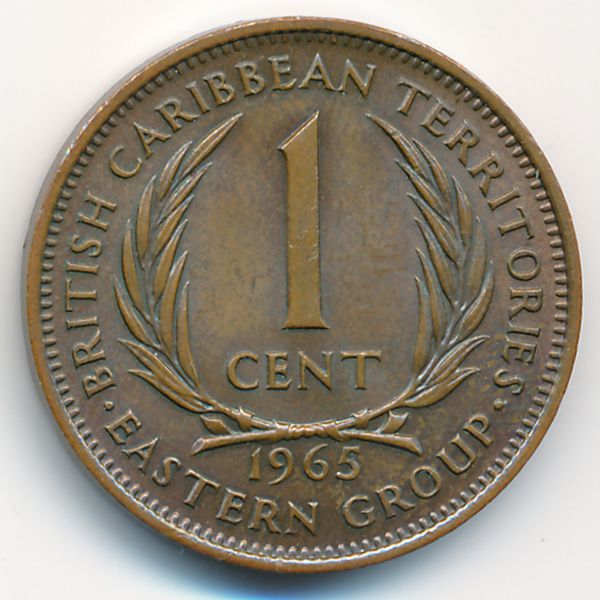 Восточные Карибы, 1 цент (1965 г.)