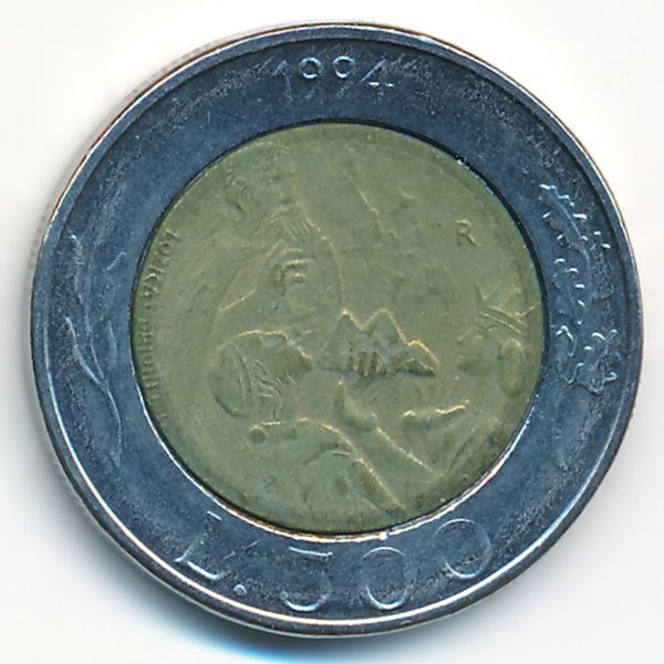 Сан-Марино, 500 лир (1994 г.)