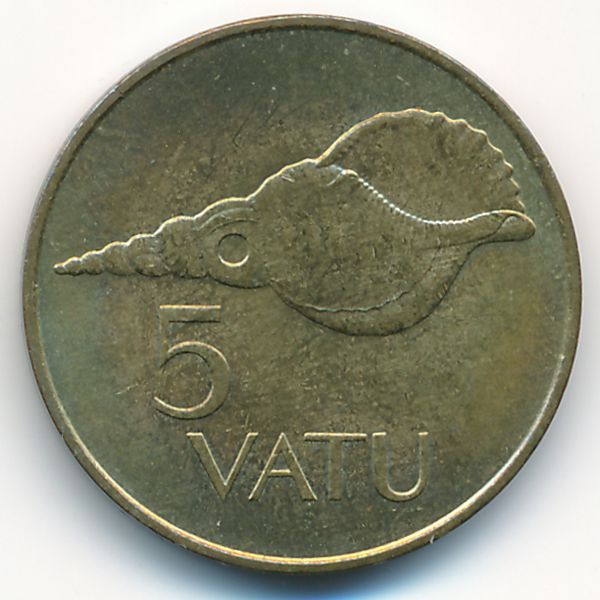Вануату, 5 вату (1990 г.)