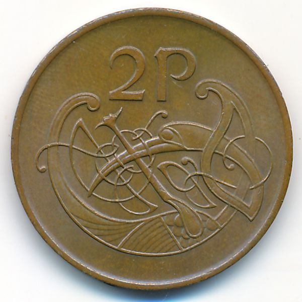 Ирландия, 2 пенса (1988 г.)