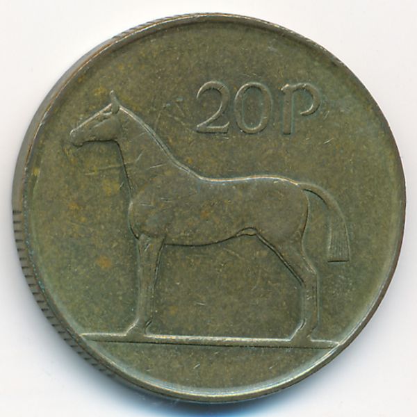 Ирландия, 20 пенсов (1988 г.)