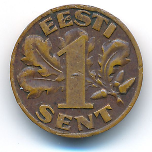 Эстония, 1 сент (1929 г.)