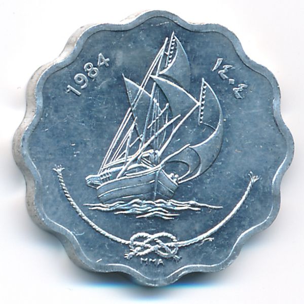 Мальдивы, 10 лаари (1984 г.)