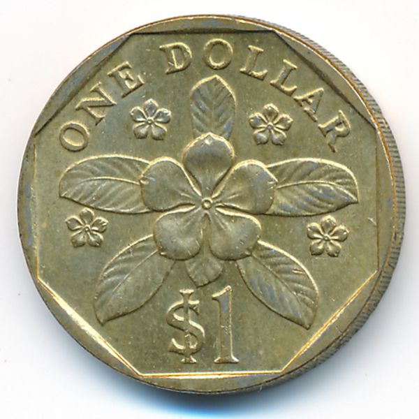 Сингапур, 1 доллар (1989 г.)