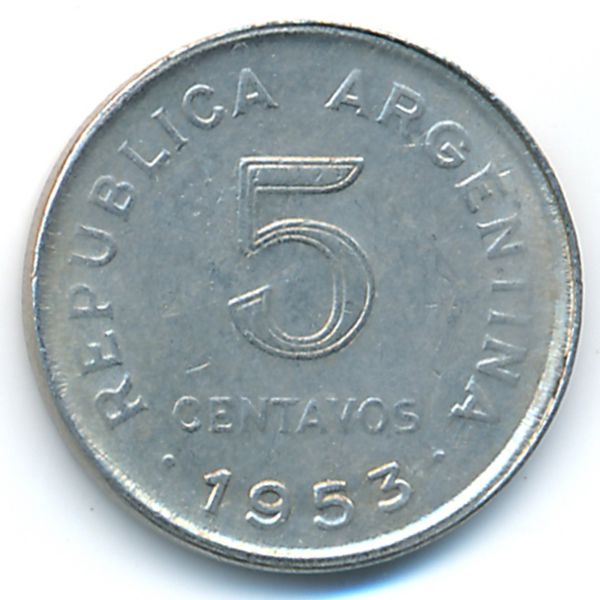 Аргентина, 5 сентаво (1953 г.)
