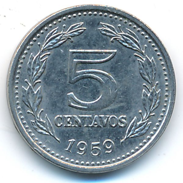 Аргентина, 5 сентаво (1959 г.)
