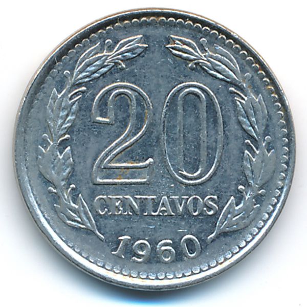 Аргентина, 20 сентаво (1960 г.)