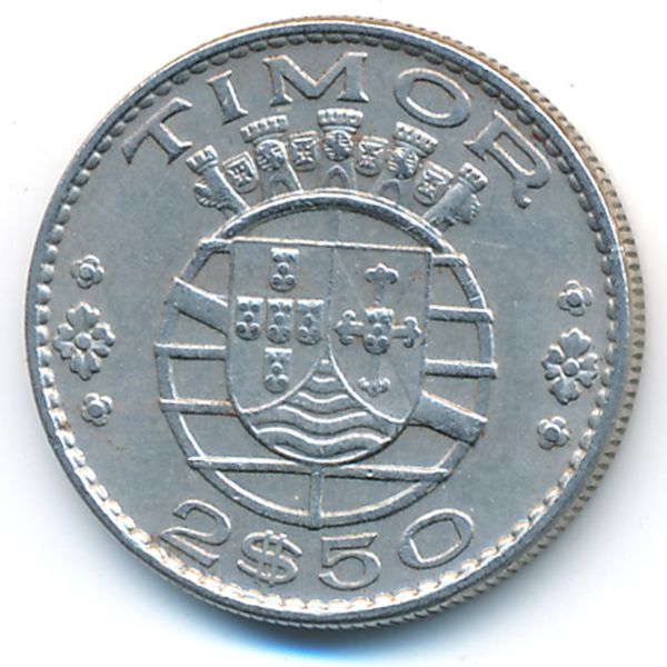 Тимор, 2,5 эскудо (1970 г.)