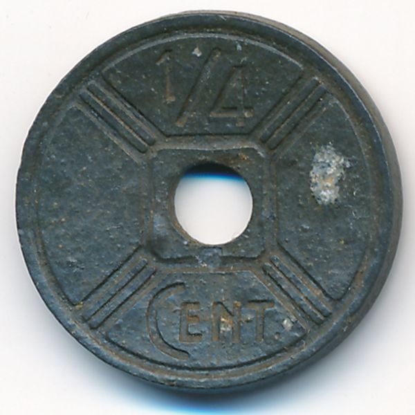 Французский Индокитай, 1/4 цента (1942 г.)