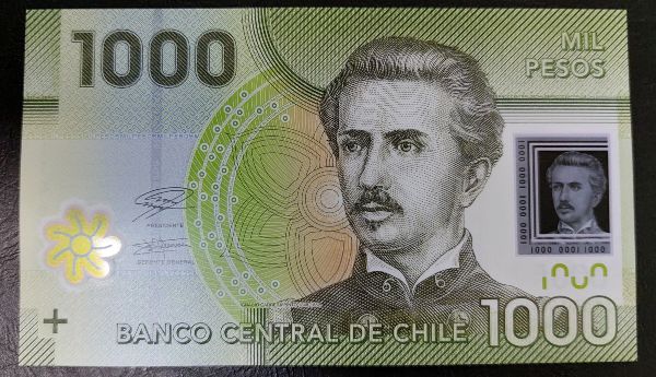 Чили, 1000 песо (2021 г.)