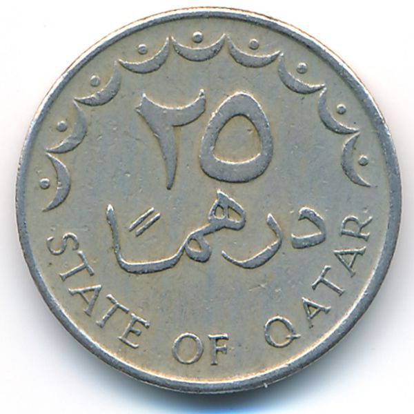 Катар, 25 дирхамов (1973 г.)