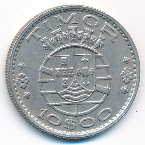 Тимор, 10 эскудо (1970 г.)