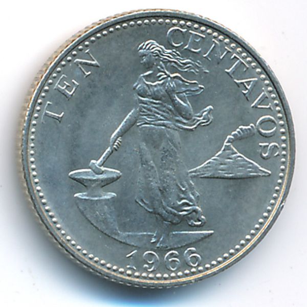 Филиппины, 10 сентаво (1966 г.)