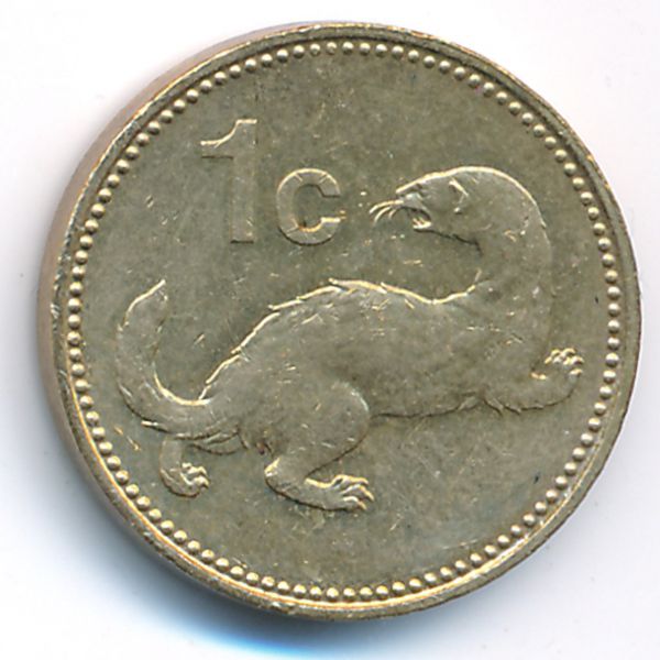 Мальта, 1 цент (1986 г.)