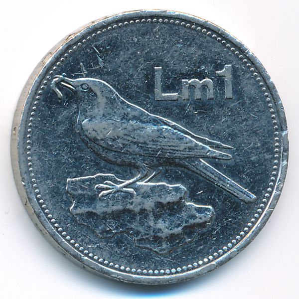Мальта, 1 лира (2005 г.)