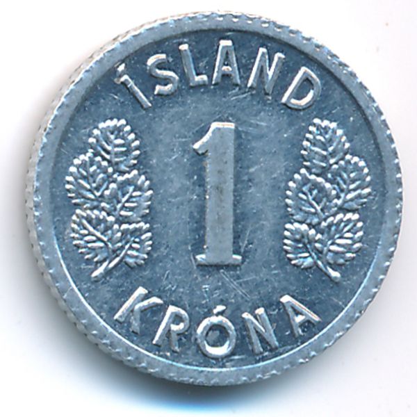 Исландия, 1 крона (1976 г.)