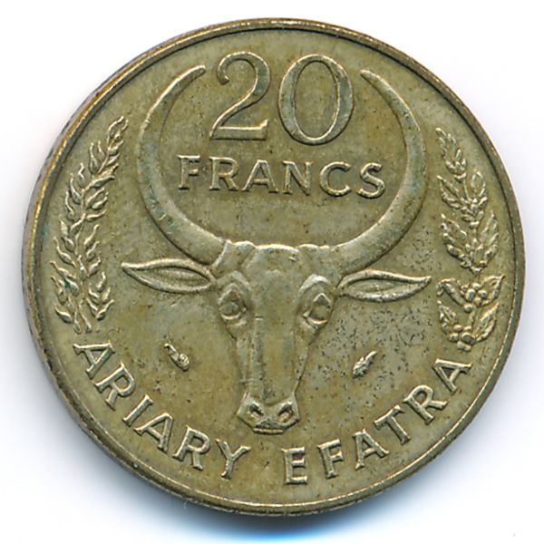Мадагаскар, 20 франков (1980 г.)